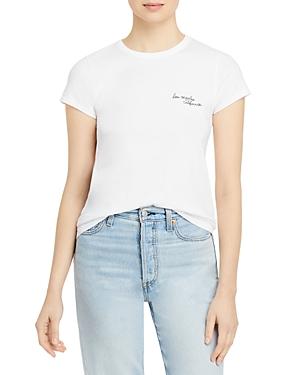 Rag & Bone Organic Pima Cotton La Script Tee