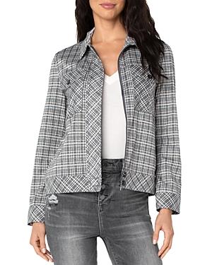 Liverpool Los Angeles Plaid Utility Jacket