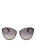 Tom Ford Women's Penelope Polarized Cat Eye Sunglasses, 59mm