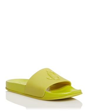 Jimmy Choo Women's Port F Rubber Pool Slide Sandals