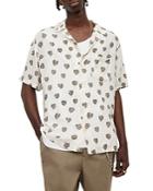 Allsaints Snakeheart Relaxed Fit Short Sleeve Printed Shirt