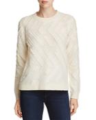 Tory Burch Weston Embroidered Fringe Wool Sweater