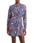 Aqua Paisley Front Knot Mini Dress - 100% Exclusive