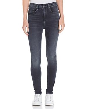 Rag & Bone/jean High-rise Skinny Jeans In Wallflower