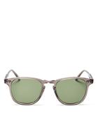 Garrett Leight Brooks Grey Crystal/g15 Sunglasses, 47mm