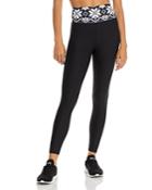 Aqua Athletic Fair Isle Waistband Leggings - 100% Exclusive