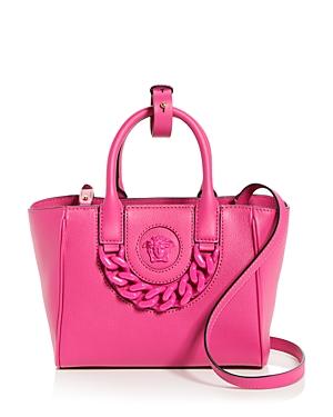 Versace La Medusa Small Chain Leather Tote