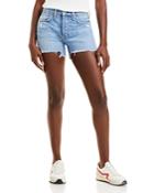 Rag & Bone Dre Cotton Cutoff Denim Shorts In Jones With Holes