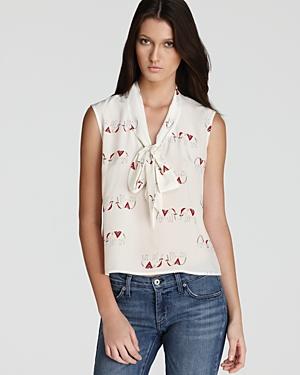 Quotation: Tucker Tank - Bow Tie Elephant Print