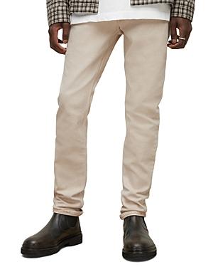 Allsaints Rex Slim Fit Jeans In Pampas White