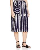 Pepin Gretchen Tie-dye-striped Skirt