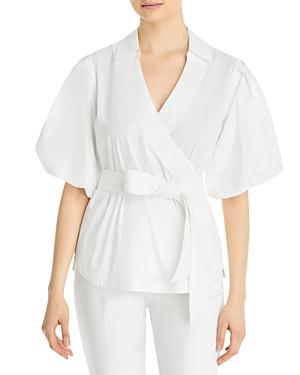 T Tahari Balloon Sleeve Blouse