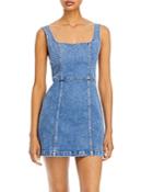 Alice And Olivia Ramsey Square Neck Mini Dress