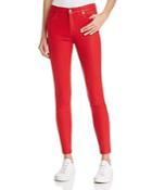 7 For All Mankind Weworewhat X Bloomingdale's The Ankle Skinny Jeans In Red Coated - 100% Exclusive