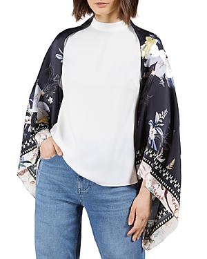 Ted Baker Decadence Floral Silk Cape