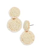 Baublebar Poppy Raffia Drop Earrings