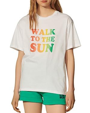 Sandro Walter Cotton Graphic Tee