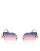 Fendi Embellished Cat Eye Sunglasses, 55mm