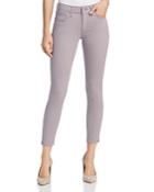 Mavi Alexa Ankle Mid Rise Skinny Jeans In Lilac Twill