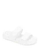 Kenneth Cole Women's Reeves Quilted Double Band Slide Sandals