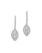 Bloomingdale's Diamond Teardrop Earrings In 14k White Gold, .75 Ct. T.w. - 100% Exclusive