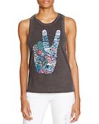 Chaser Peace Hand Muscle Tank