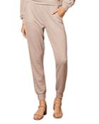 Cupcakes And Cashmere Juno Metallic Knit Jogger Pants