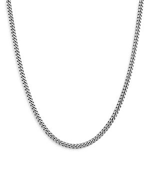 Alberto Amati Sterling Silver Cuban Link Chain Necklace, 22