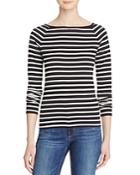 Theory Idette Deluxe Stripe Top
