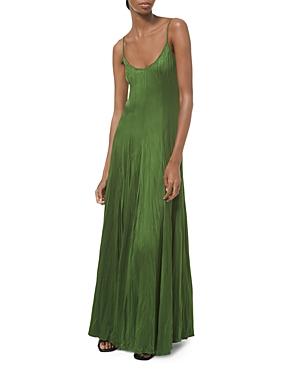 Michael Michael Kors Jamison Crushed Satin Slip Dress