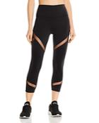 Alo Yoga Mesmerize Mesh-inset Capri Leggings