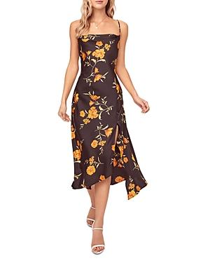 Astr The Label Floral Strappy Cowl Neck Slip Dress