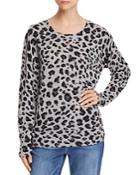 C By Bloomingdale's Leopard Print Cashmere Sweater - 100% Exclusive