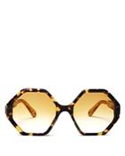 Chloe Women's Octagonal Sunglasses, 55mm