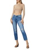 Dl1961 Mara Straight Instasculpt Jeans In Light Distressed