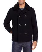 Michael Kors Double-breasted Wool-blend Peacoat