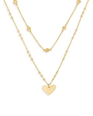Kendra Scott Ari Heart Layered Pendant Necklace, 14-16