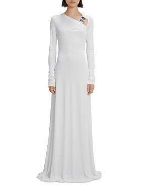 Christopher Kane Embellished Buckle Jersey Gown