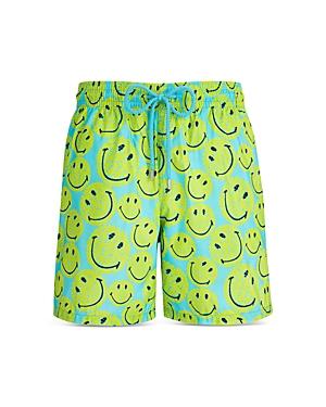 Vilebrequin X Smiley Printed Regular Fit 5.5 Swim Trunks