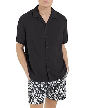 The Kooples Relaxed Fit Short Sleeve Camp Shirt