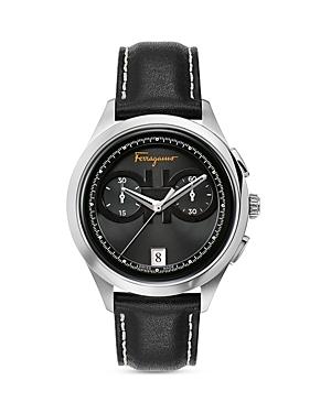 Salvatore Ferragamo Racing Chronograph Watch, 42mm
