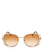 Roberto Cavalli Mirrored Square Sunglasses, 58mm