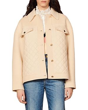 Sandro Aldric Quilted Jacket