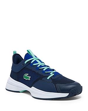 Lacoste Men's Ag-lt 21 Color Blocked Lace Up Tennis Shoes