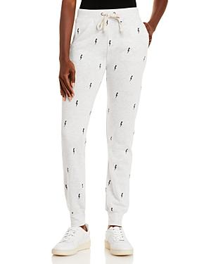 Theo & Spence Lightning Bolt French Terry Jogger Pants