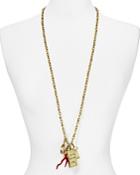 Tory Burch Charm Pendant Necklace, 34
