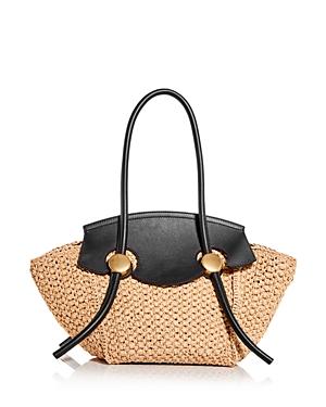 Proenza Schouler Small Pipe Raffia Shoulder Bag