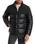 Boss Alen Quilted Leather Jacket
