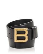 Balenciaga Men's Hourglass Large Leather Belt