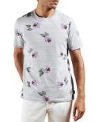 Ted Baker Danze Cotton Floral Print Tee